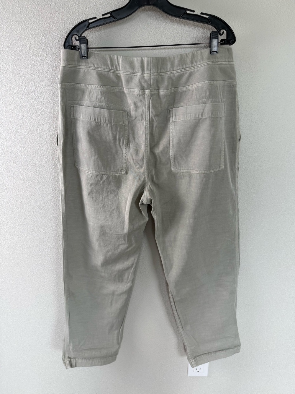 NWOT James Perse Pull On Clean Cargo Pant Salt Casual Women’s Size XL - Picture 9 of 12